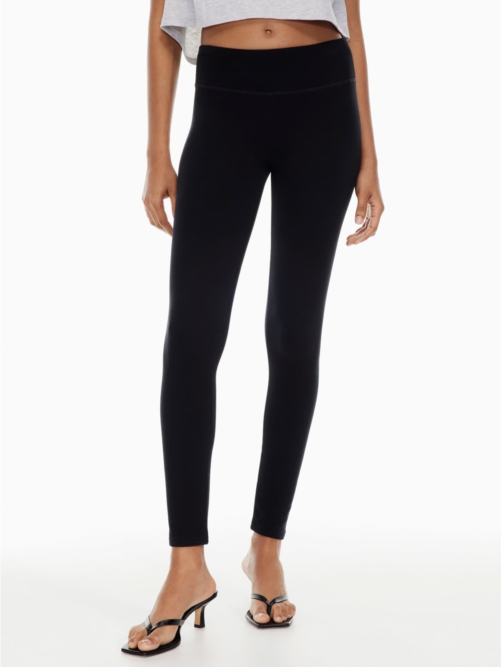 Aritzia Women's Black High-Waist Leggings